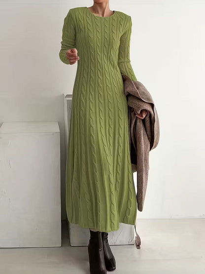 Valenne Elegant Maxi Dress - Green
