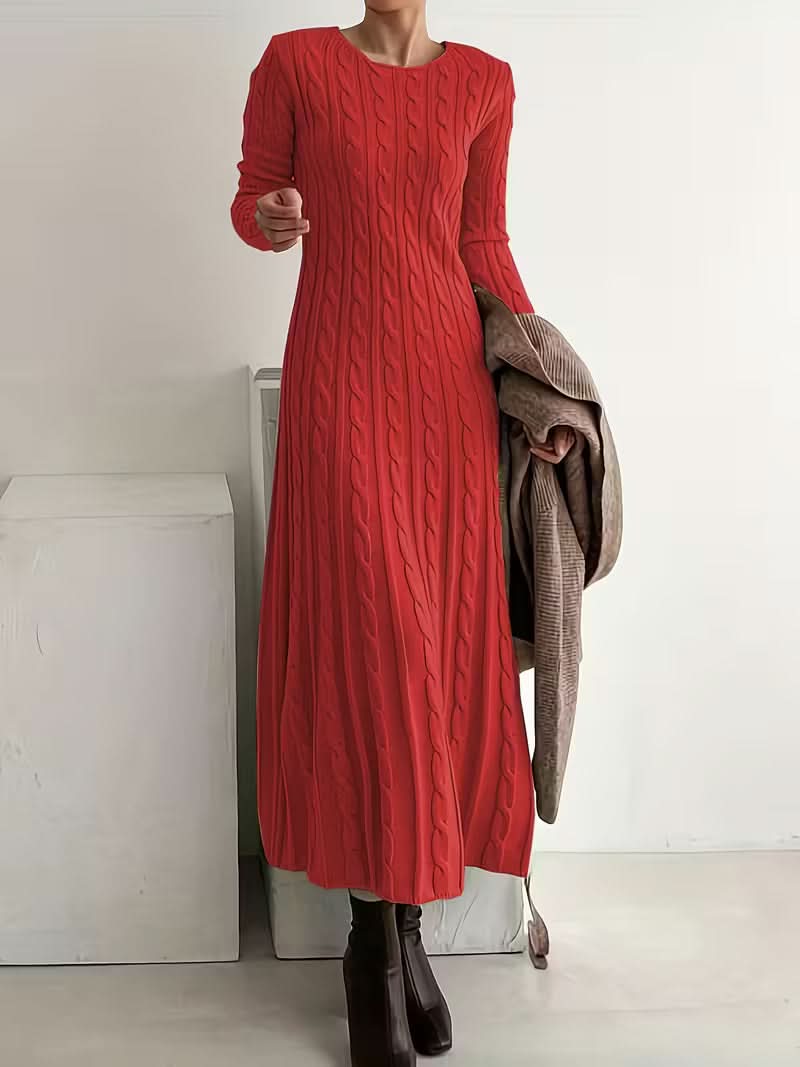 Valenne Elegant Maxi Dress - Red
