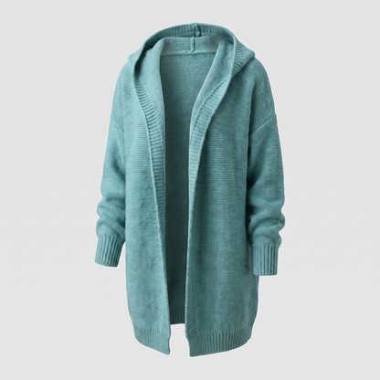 Valentina Rossi Loose Knit Cardigan - Blue