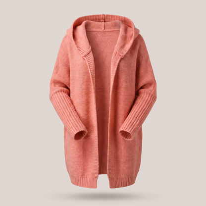 Valentina Rossi Loose Knit Cardigan - Orange