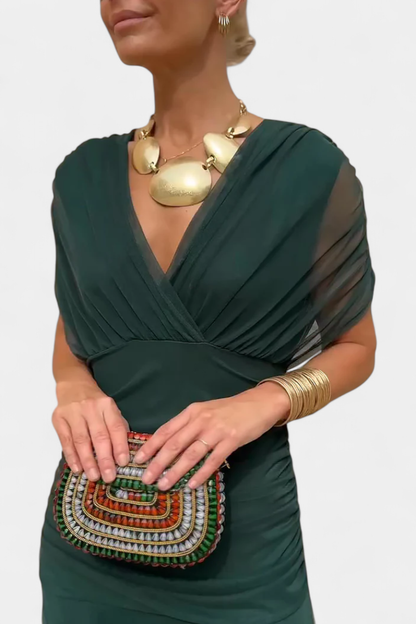 Valentina Wildflower V-Dress