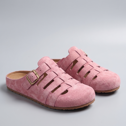 Valerie Slip-On Sandals - Pink