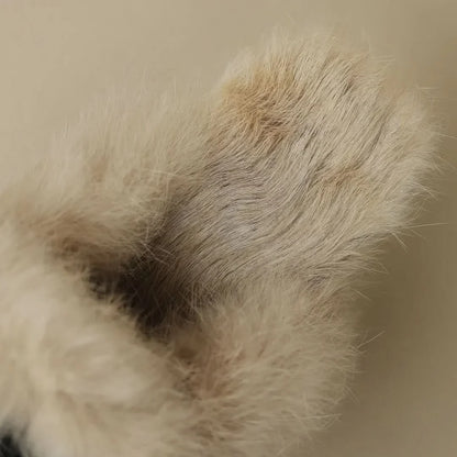 Veloura Suede-Look Warm-Lined Mules