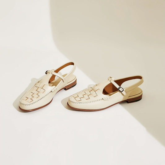 Verona Classic Loafers - Cream
