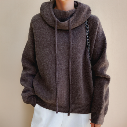 Veyra Luxe Hoodie - Brown