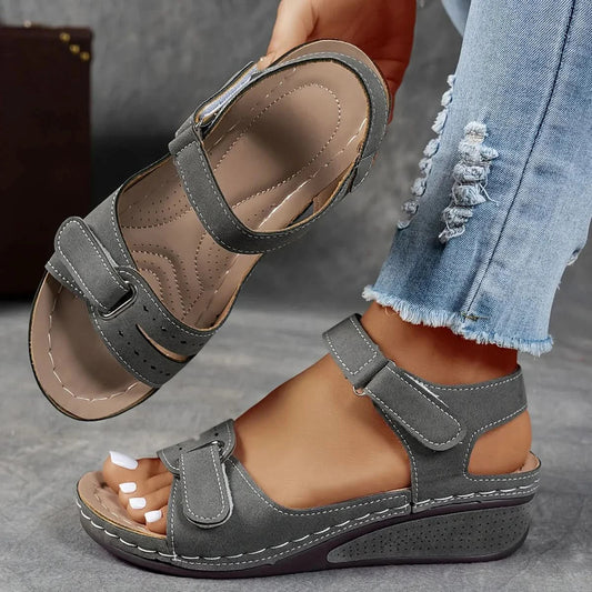 Virelle Comfort Sandals - Grey