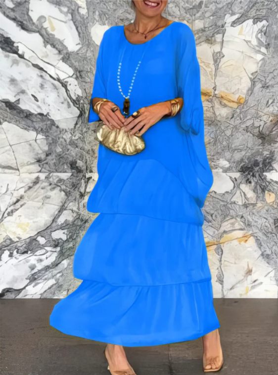 Virelle Modern Maxi Dress - Blue