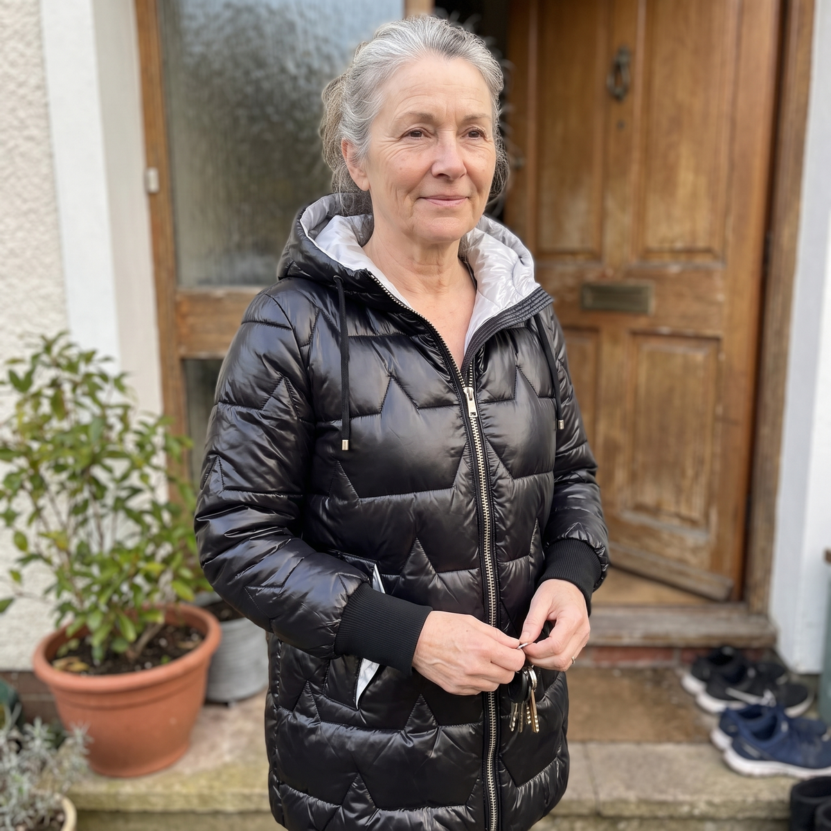 Warm Hooded Coat