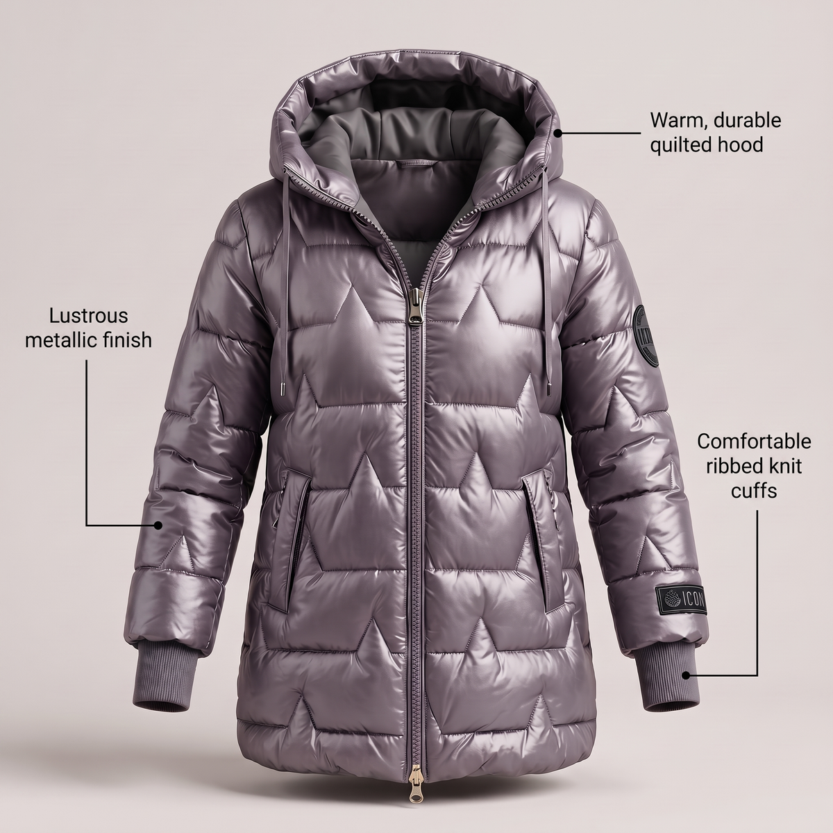 Warm Hooded Coat