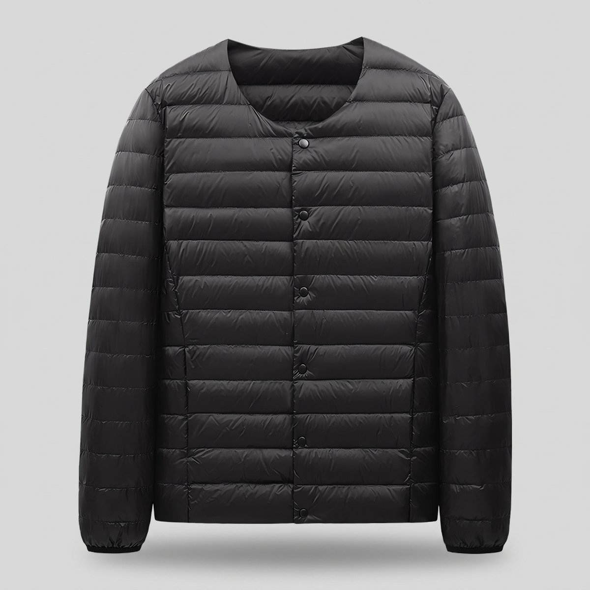 Warm Packaway Puffer Jacket - Black