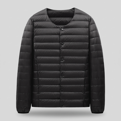 Warm Packaway Puffer Jacket - Black