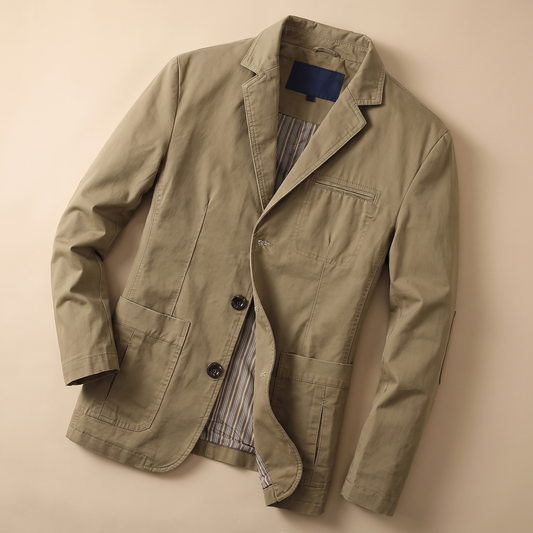 Westbourne Cotton Blazer - Brown