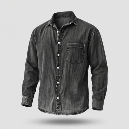 Westbrook Vintage Denim Shirt - Black