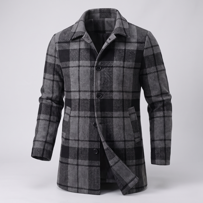 Westbury Heritage Check Jacket - Charcoal Block Check