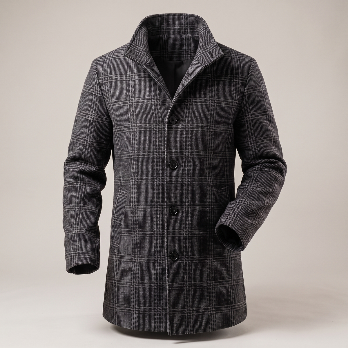 Westbury Heritage Check Jacket - Charcoal Glen Check