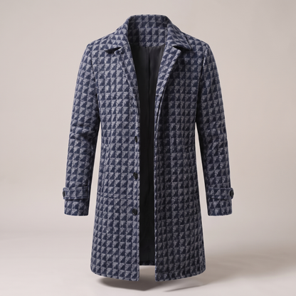Westbury Heritage Check Jacket - Navy Chequerboard