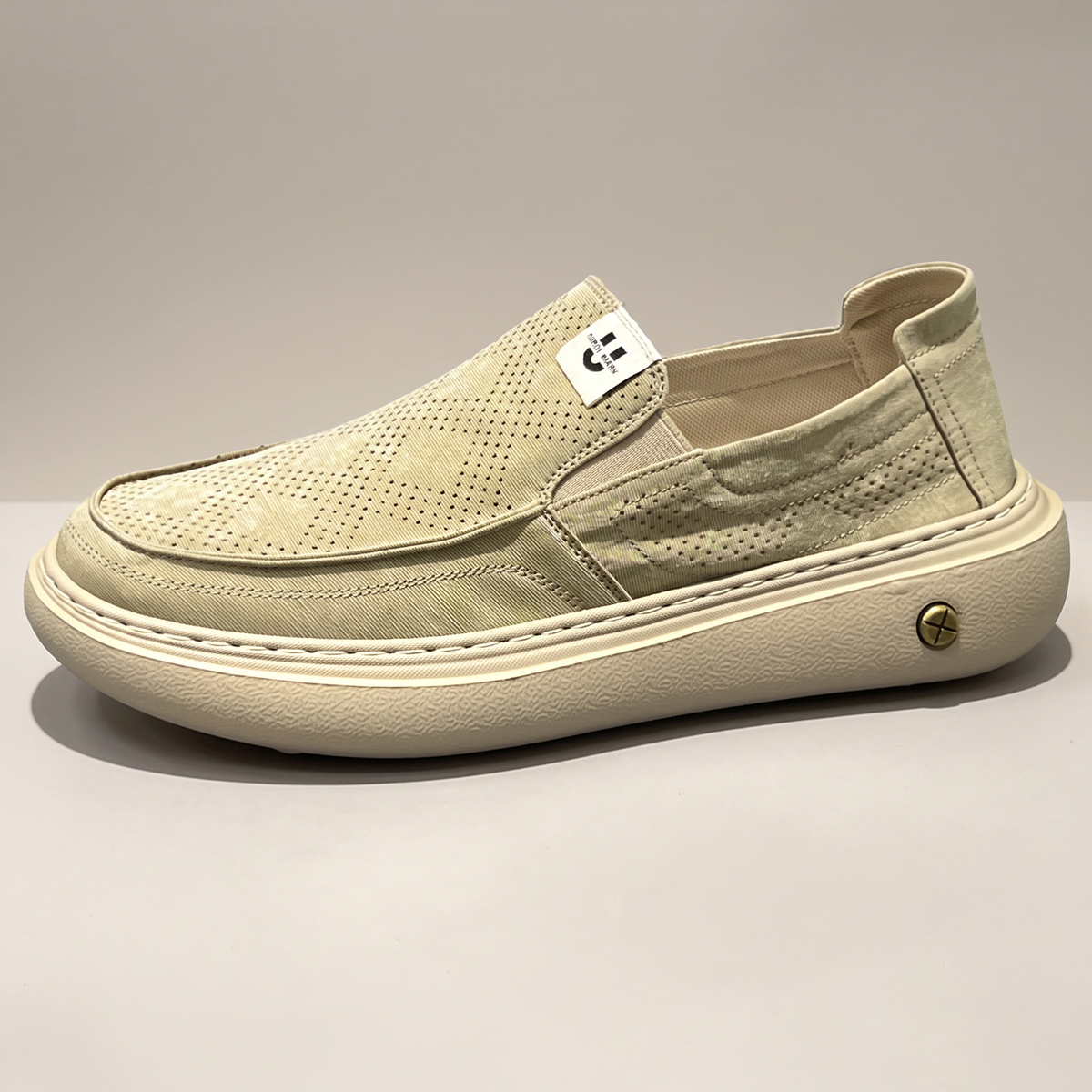 Westcott Comfort Slip-On Shoes - Beige