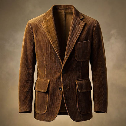 Westfield Corduroy Blazer - Cognac Brown