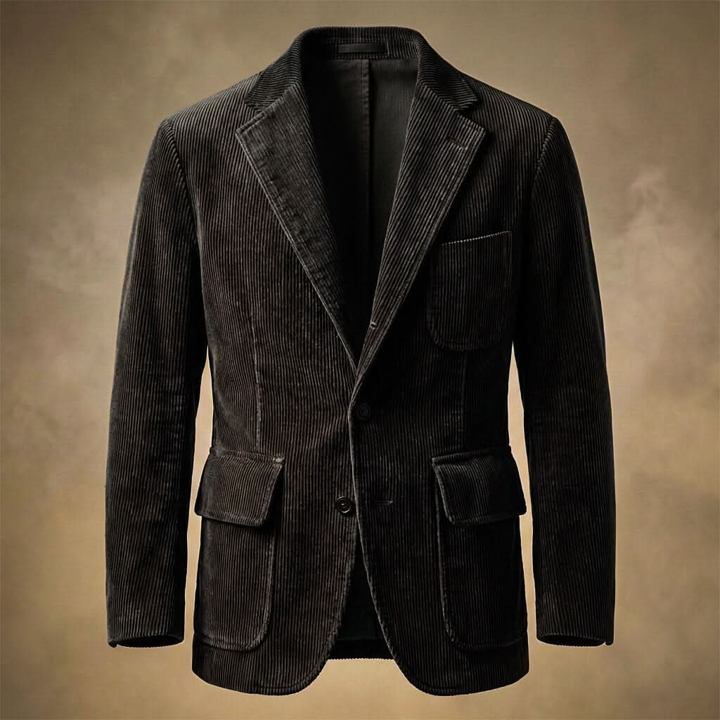 Westfield Corduroy Blazer - Obsidian Black
