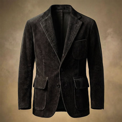 Westfield Corduroy Blazer - Obsidian Black