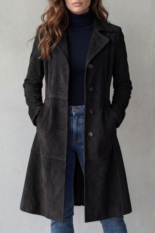 Westmere Fluid Longline Coat - Black