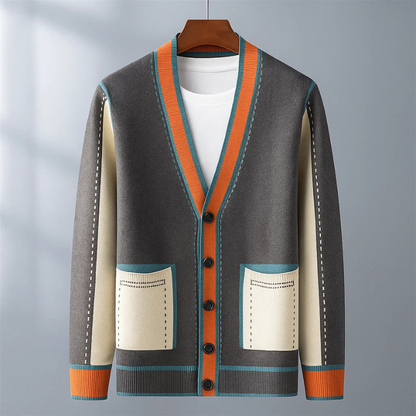 Weston Wool Cardigan - Grey