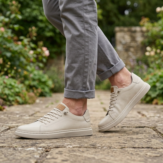 Wetherby Executive Leather-Look Trainers