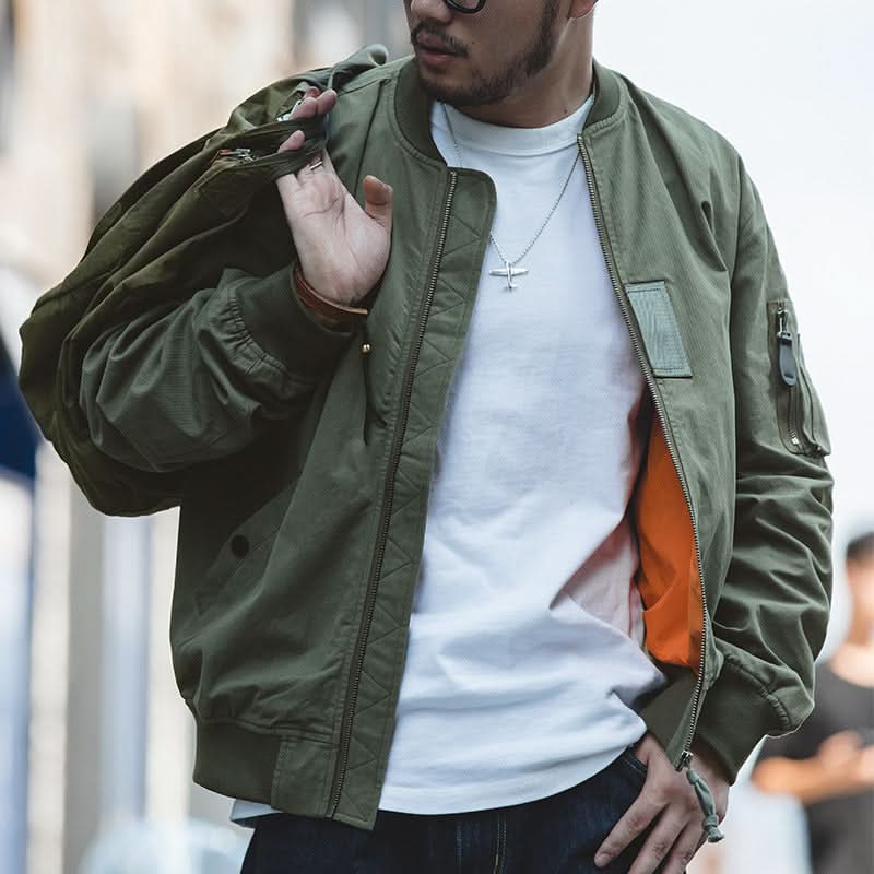Wexford Aviator Jacket - Olive