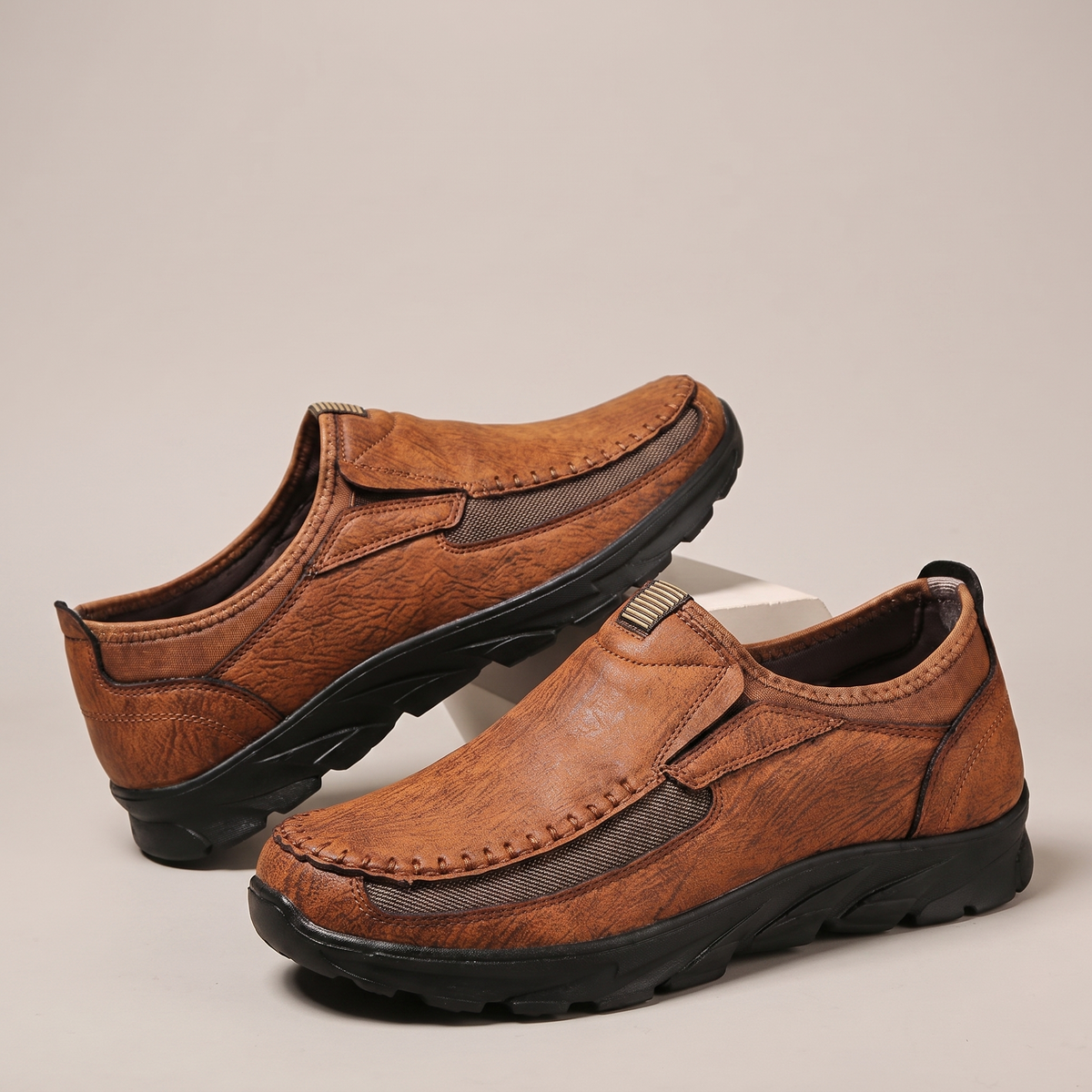 Wexley Comfort Slip-On Shoes - Sand
