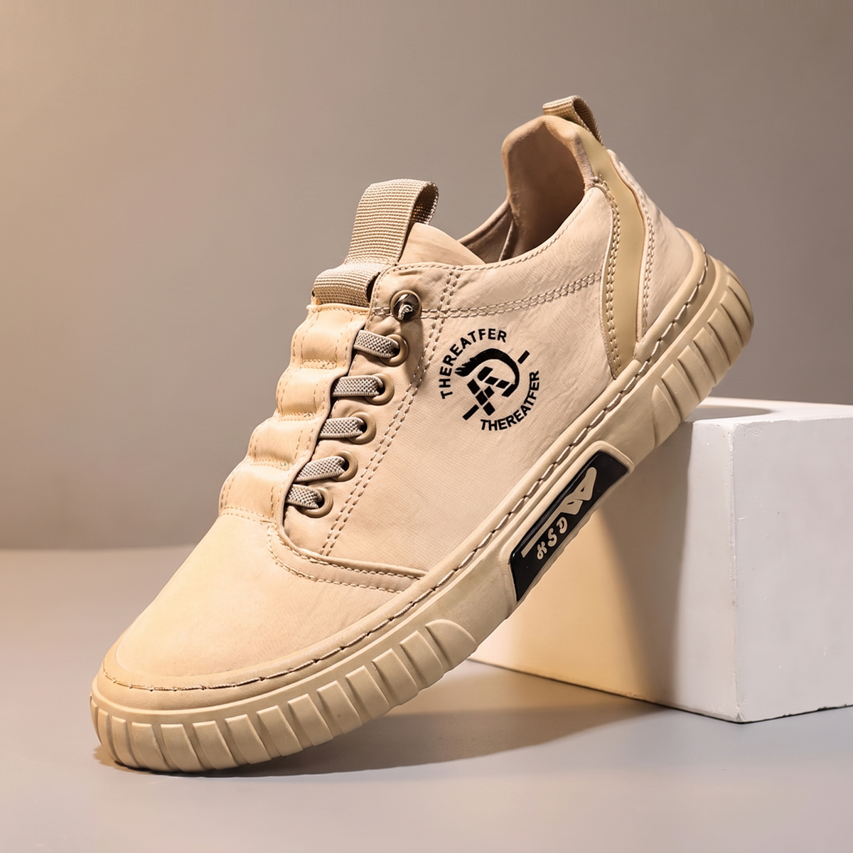 Whitcombe Urban Comfort Trainers - Khaki