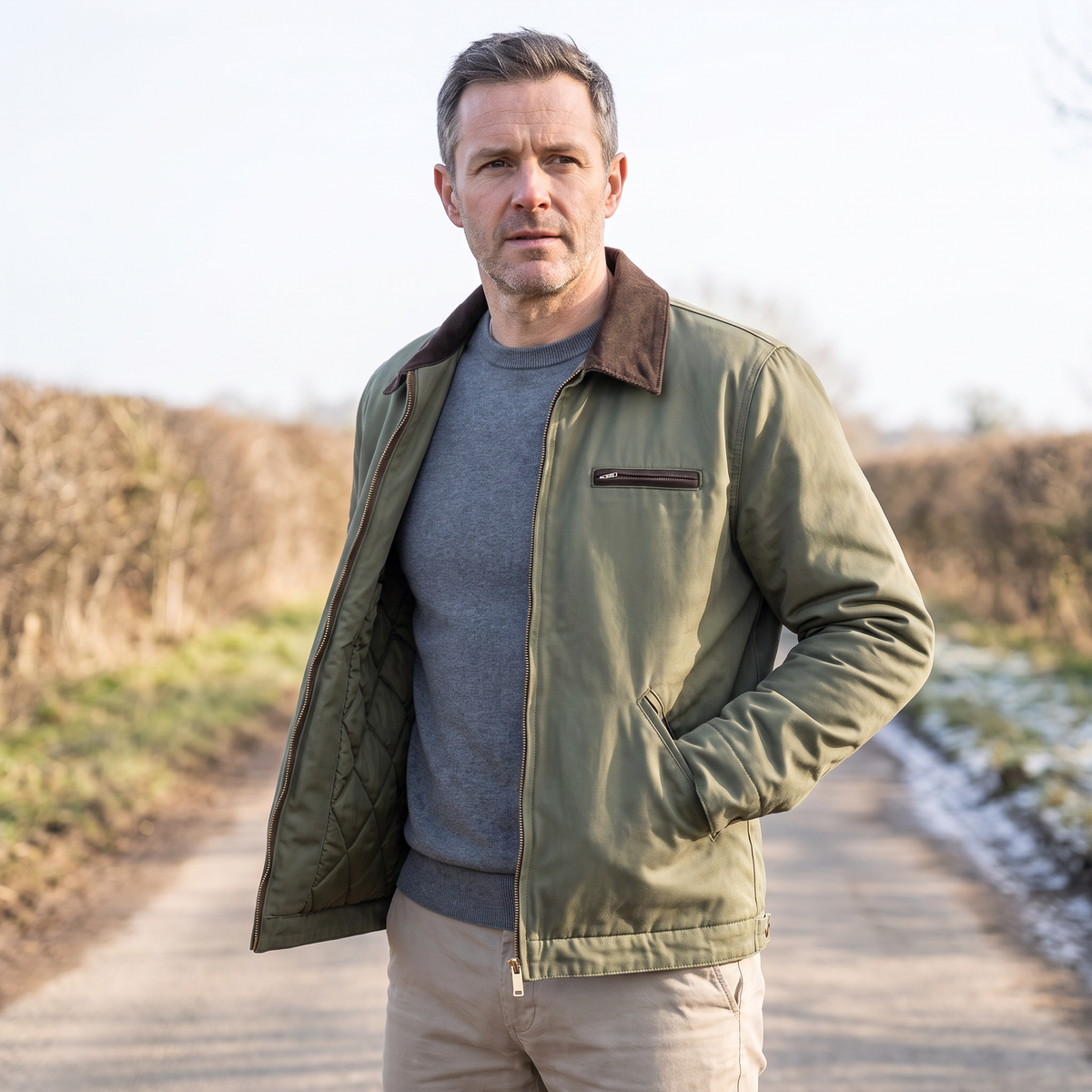 Whitlock Cotton Zip Jacket