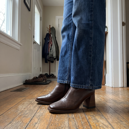 Whitney Leather-Look Ankle Boots