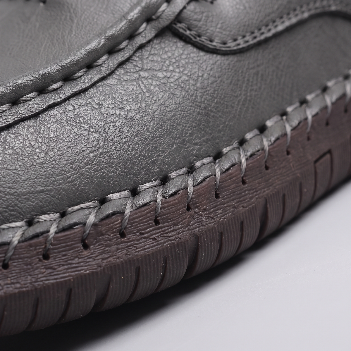 Wide Fit Leather-Look Walking Boots