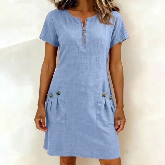 Winchelford Effortless Day Dress - Blue