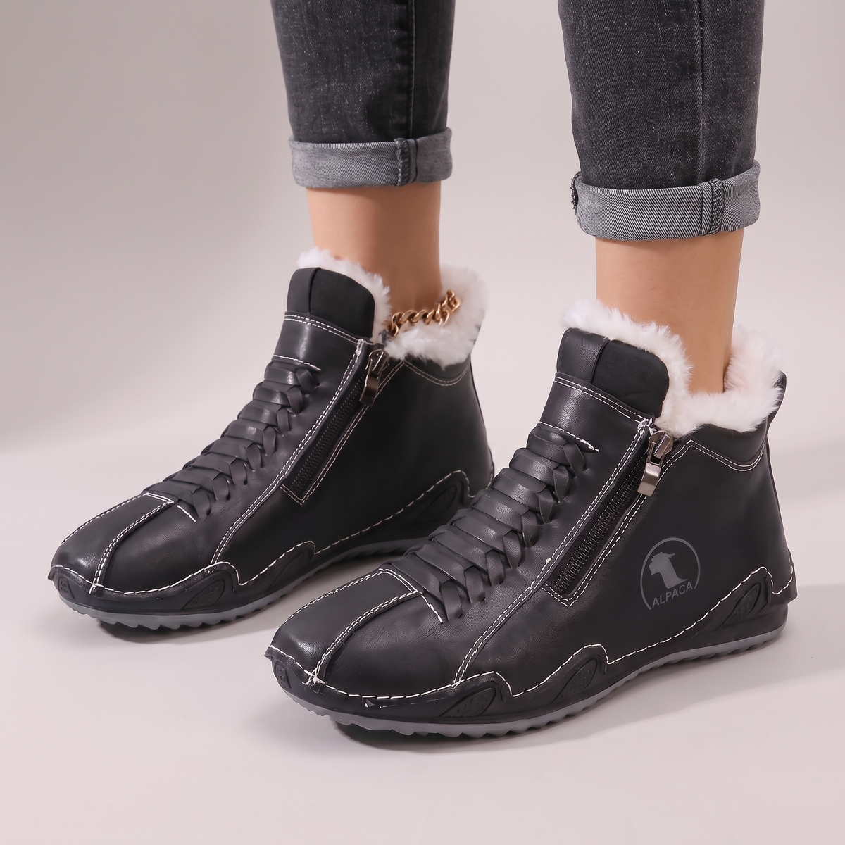 Wintershield Faux Fur-Lined Boots