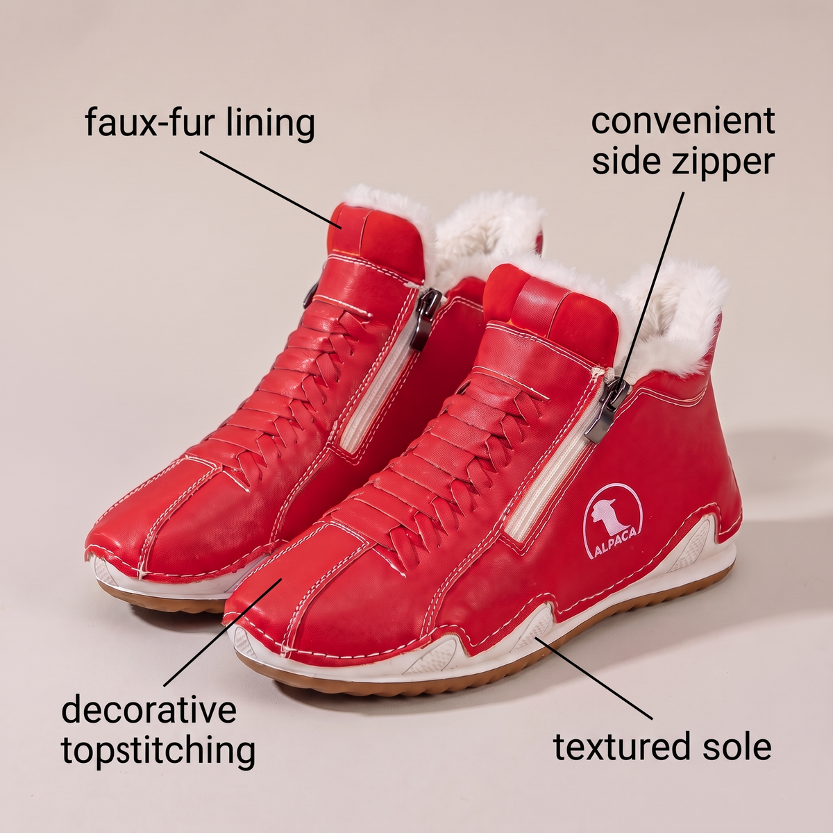 Wintershield Faux Fur-Lined Boots