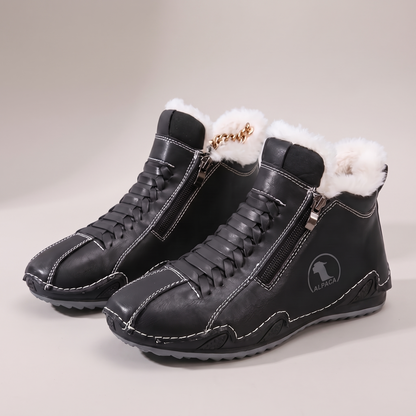 Wintershield Faux Fur-Lined Boots - Black