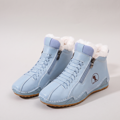 Wintershield Faux Fur-Lined Boots - Blue