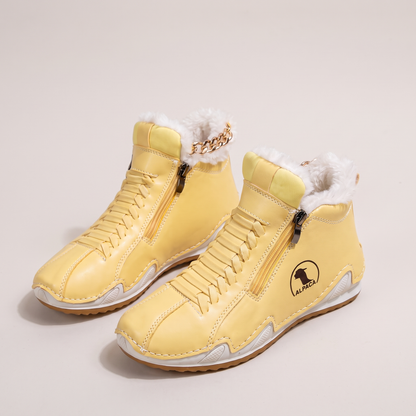 Wintershield Faux Fur-Lined Boots - Yellow