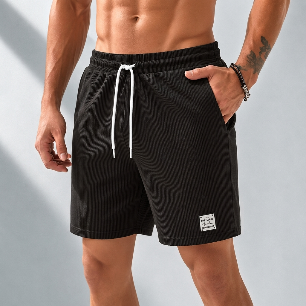 Woldingham Corduroy Shorts - Black