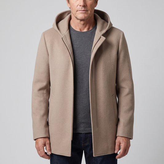 Woolen Hooded Coat