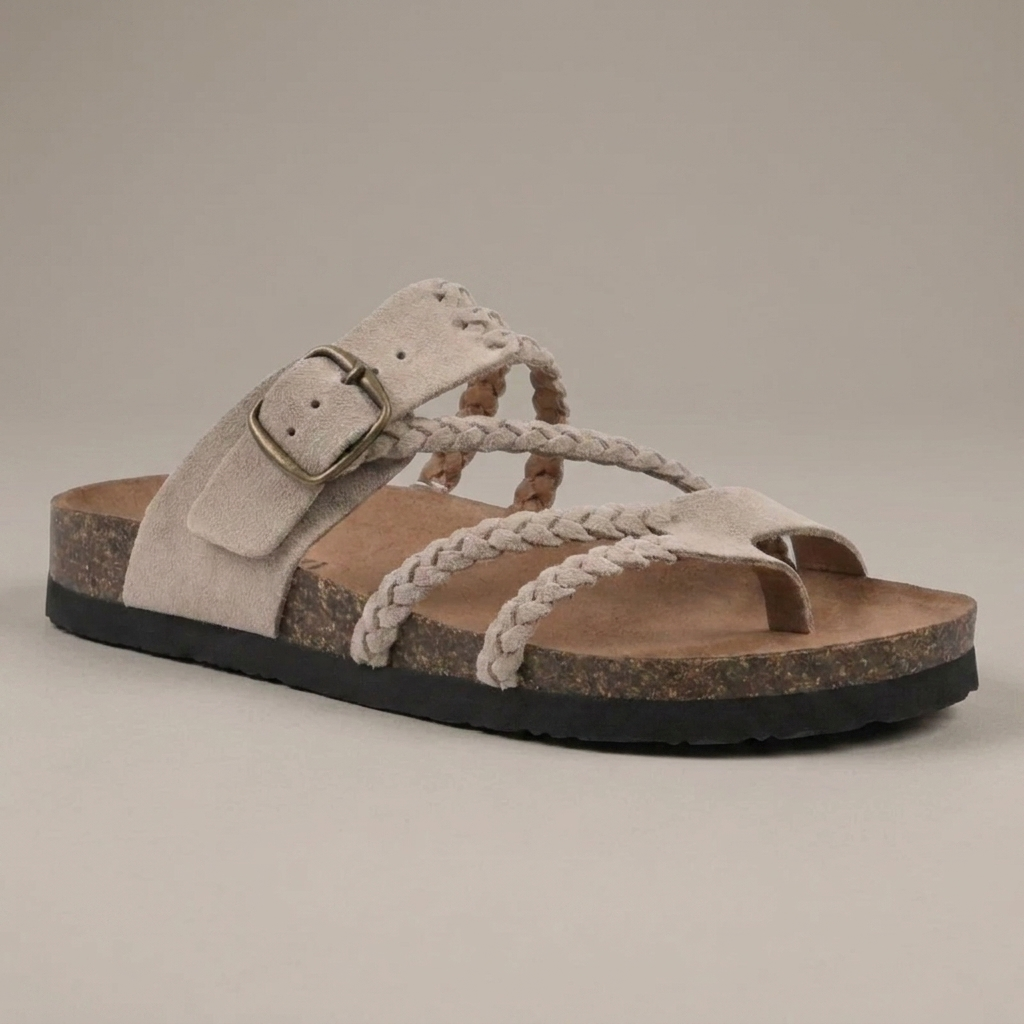 Wythendale Braided Cork Sandals - Beige