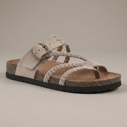 Wythendale Braided Cork Sandals - Beige