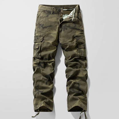 Zayne Utility Cargo Trousers - Olive Green