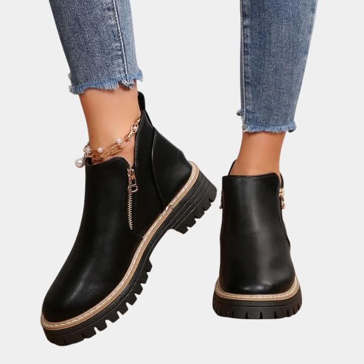 Zerina Comfort Leather-Look Boots